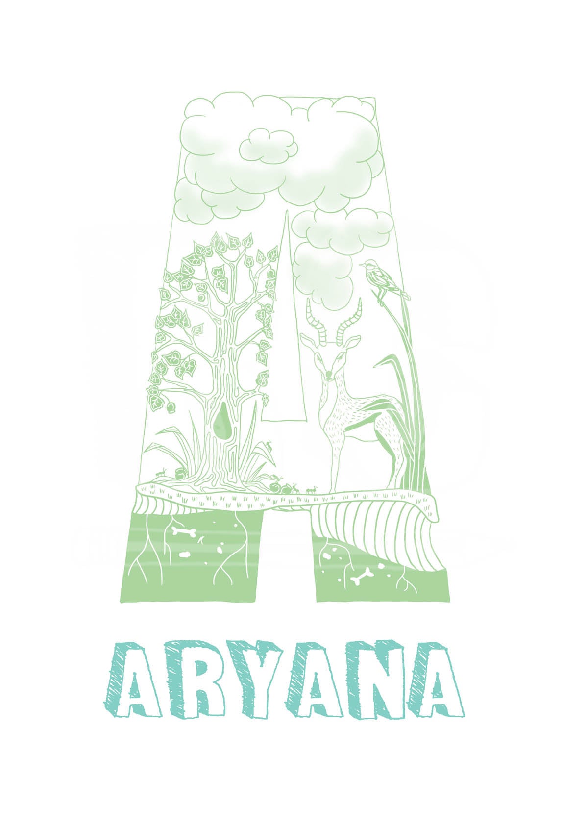 A - SINGLE LETTER & NAME