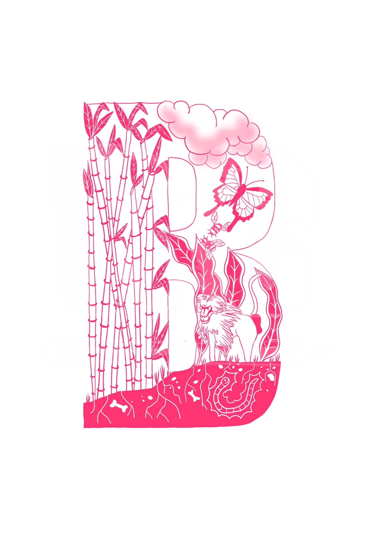 B - SINGLE LETTER