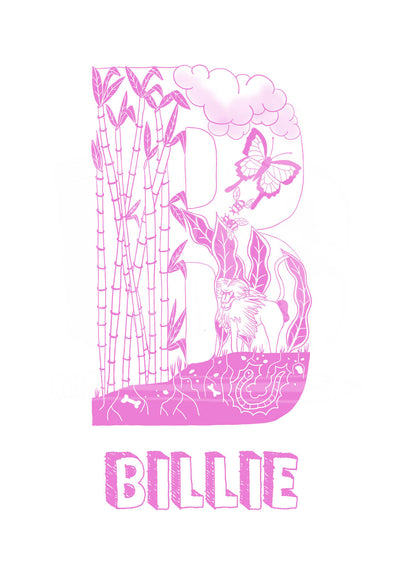 B - SINGLE LETTER & NAME