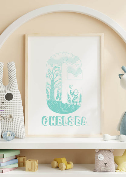 C - SINGLE LETTER & NAME