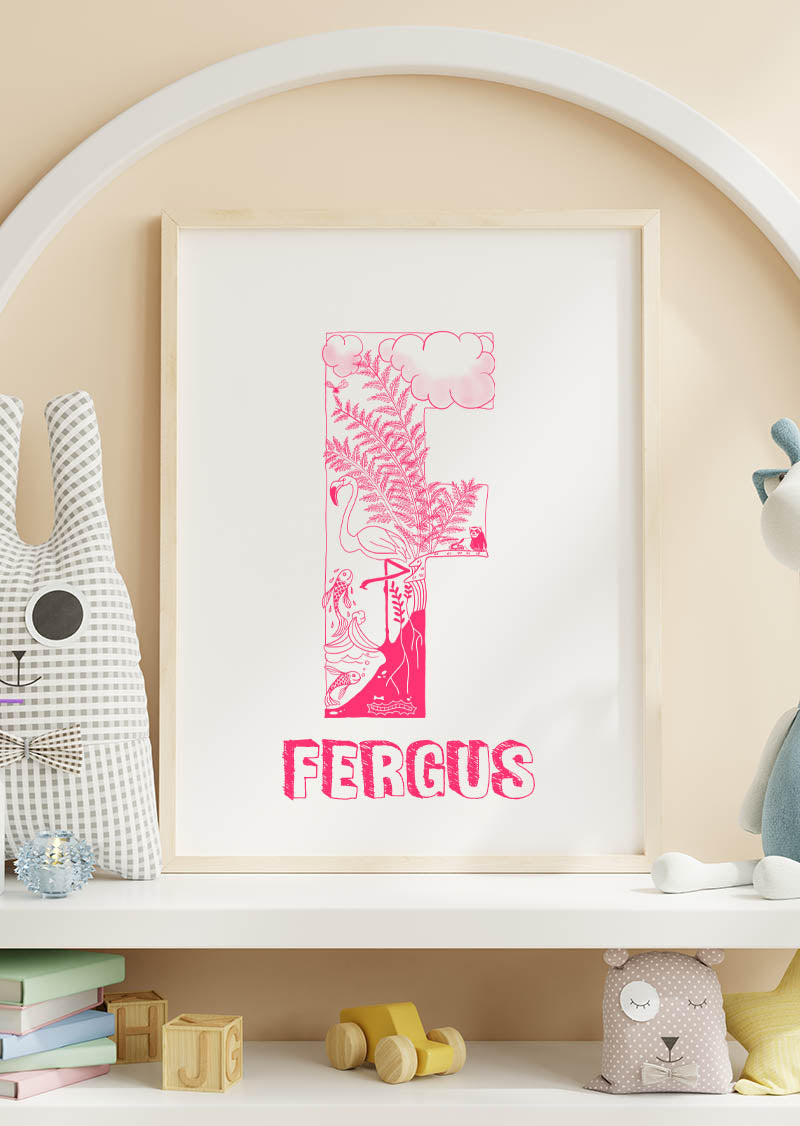 F- SINGLE LETTER & NAME