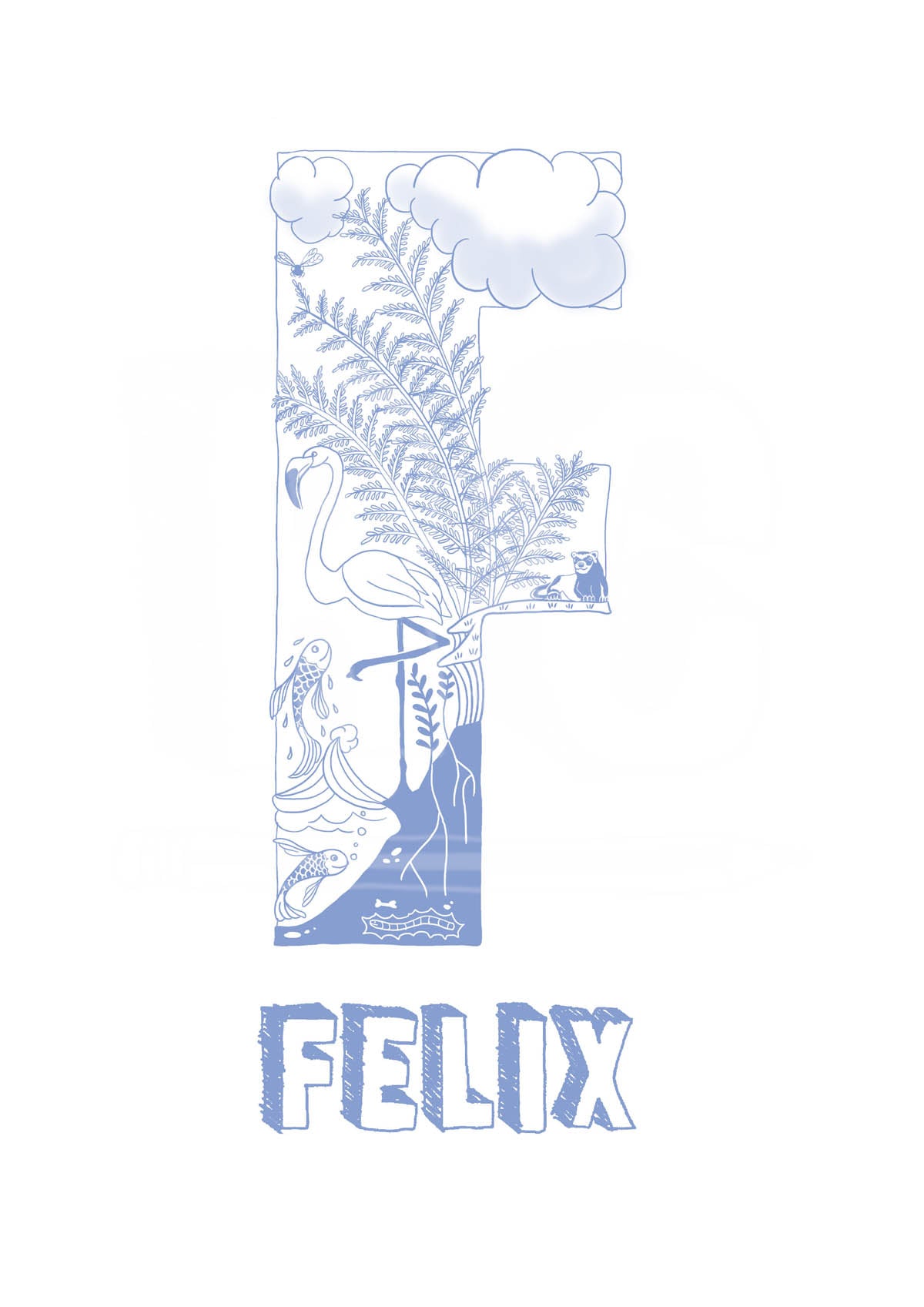 F- SINGLE LETTER & NAME
