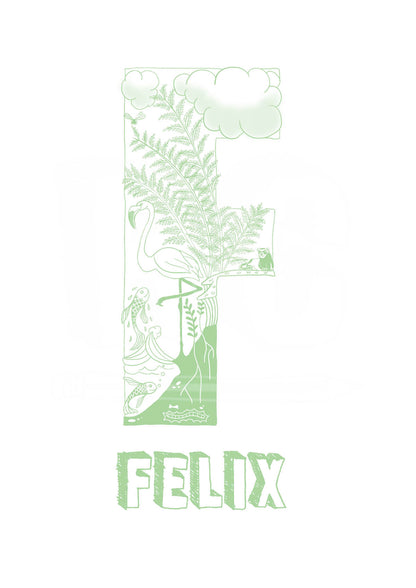 F- SINGLE LETTER & NAME