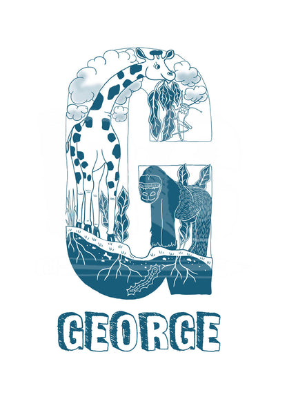 G - SINGLE LETTER & NAME