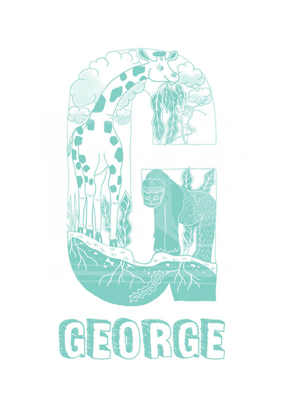 G - SINGLE LETTER & NAME