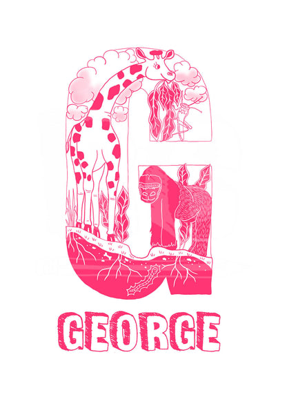 G - SINGLE LETTER & NAME