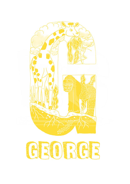 G - SINGLE LETTER & NAME