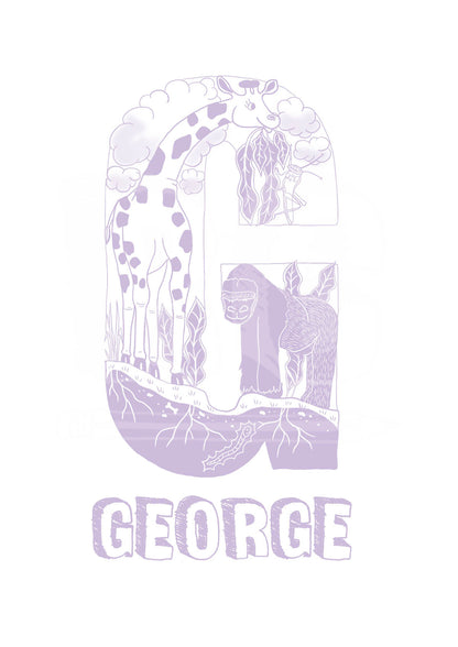 G - SINGLE LETTER & NAME