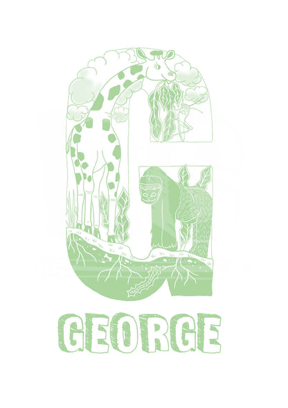 G - SINGLE LETTER & NAME
