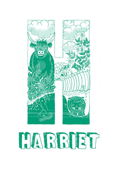 H - SINGLE LETTER & NAME