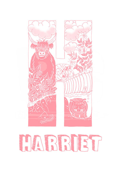 H - SINGLE LETTER & NAME