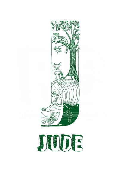 J - SINGLE LETTER & NAME