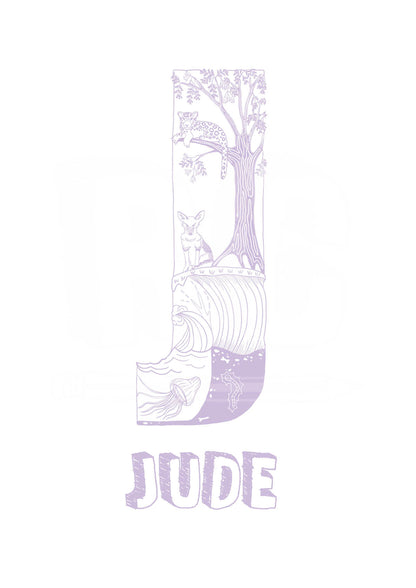 J - SINGLE LETTER & NAME