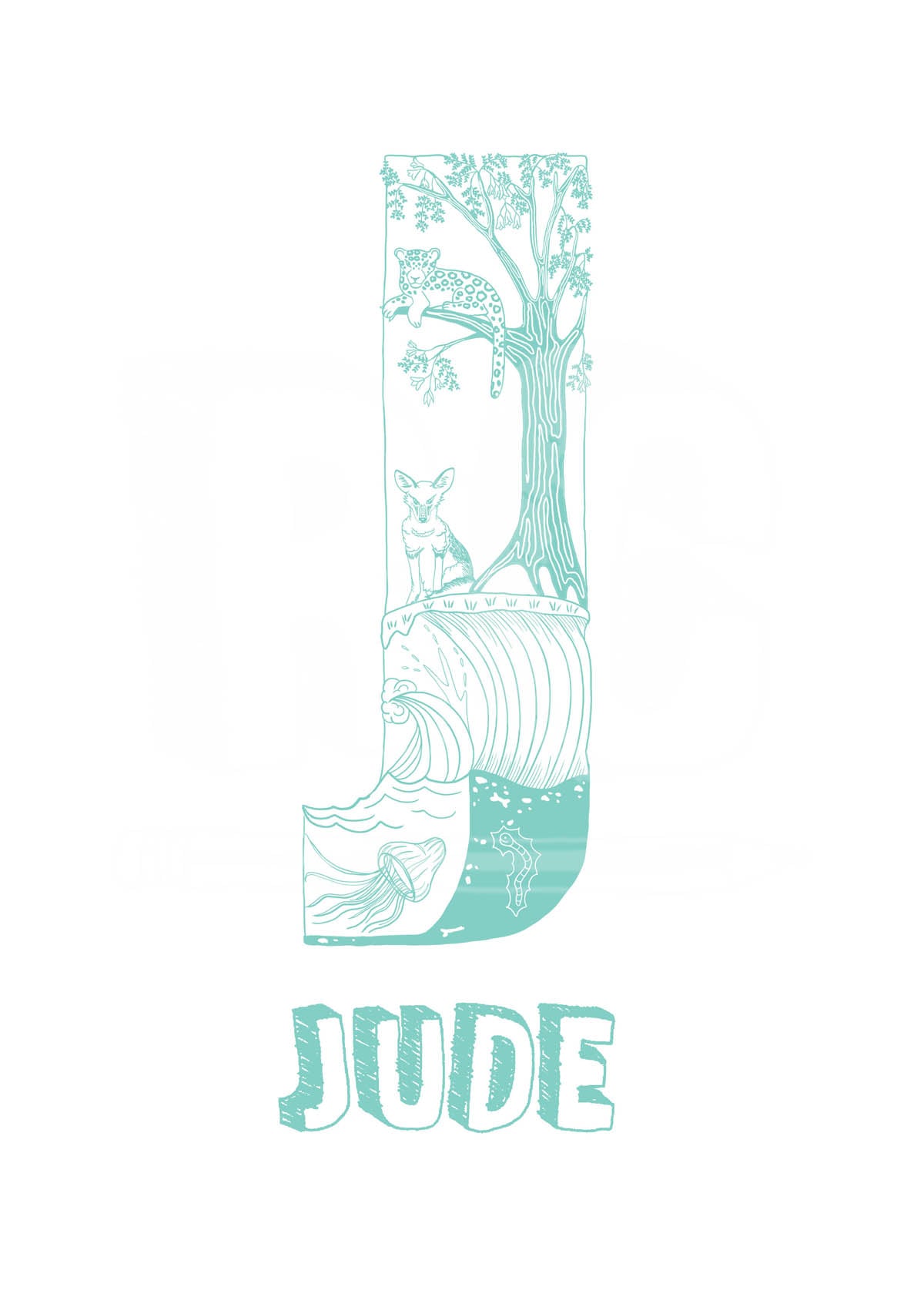 J - SINGLE LETTER & NAME