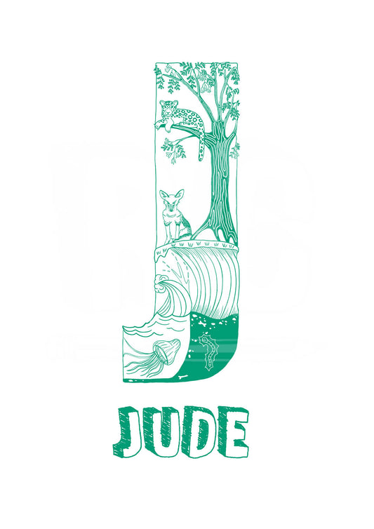J - SINGLE LETTER & NAME