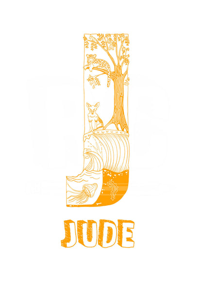 J - SINGLE LETTER & NAME