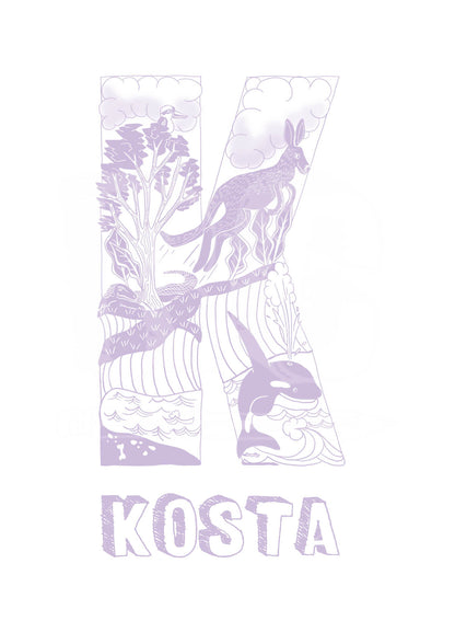 K - SINGLE LETTER & NAME