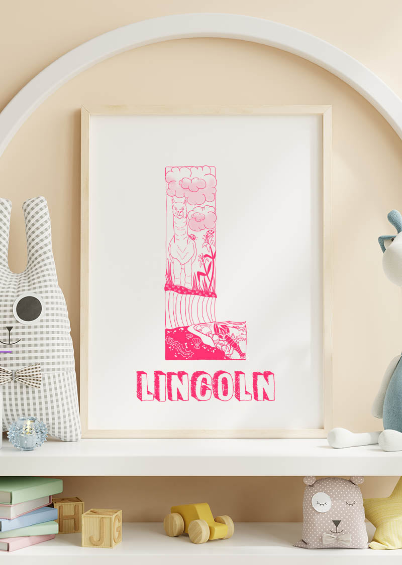 L - SINGLE LETTER & NAME