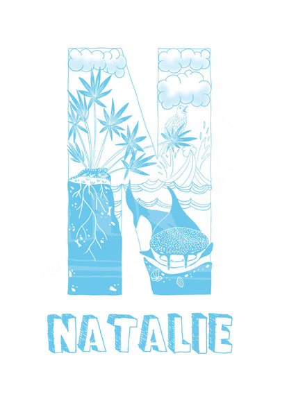 N - SINGLE LETTER & NAME