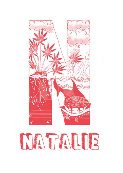 N - SINGLE LETTER & NAME