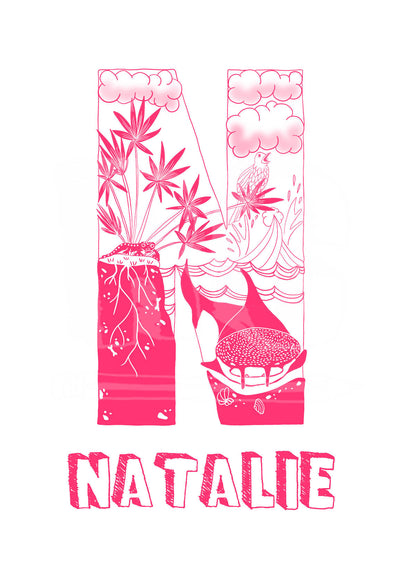 N - SINGLE LETTER & NAME
