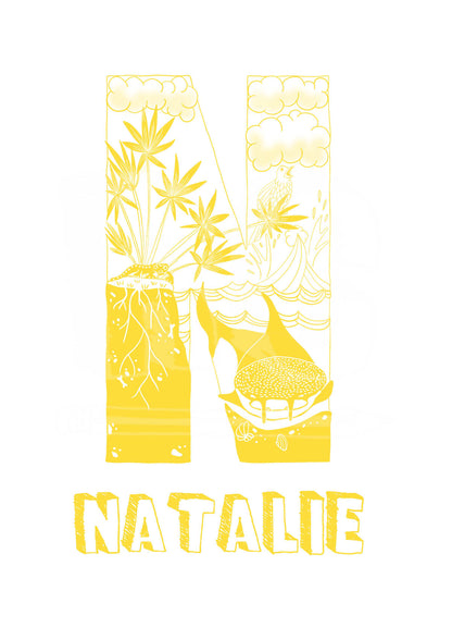 N - SINGLE LETTER & NAME