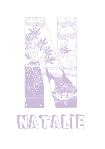N - SINGLE LETTER & NAME