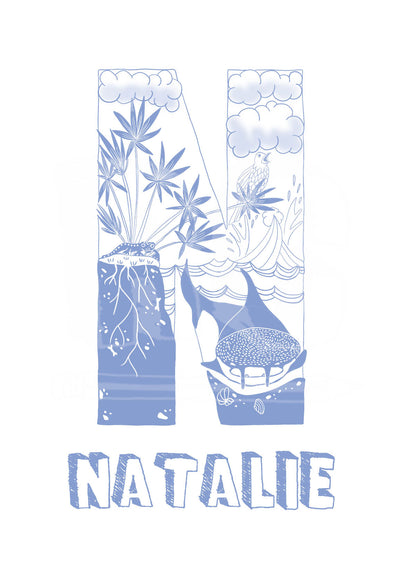 N - SINGLE LETTER & NAME