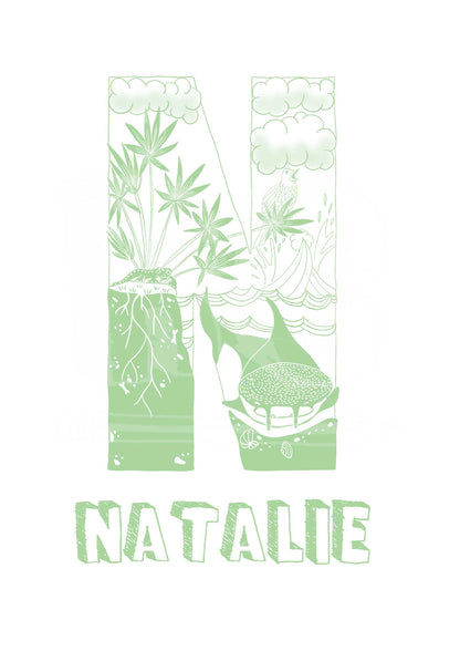 N - SINGLE LETTER & NAME