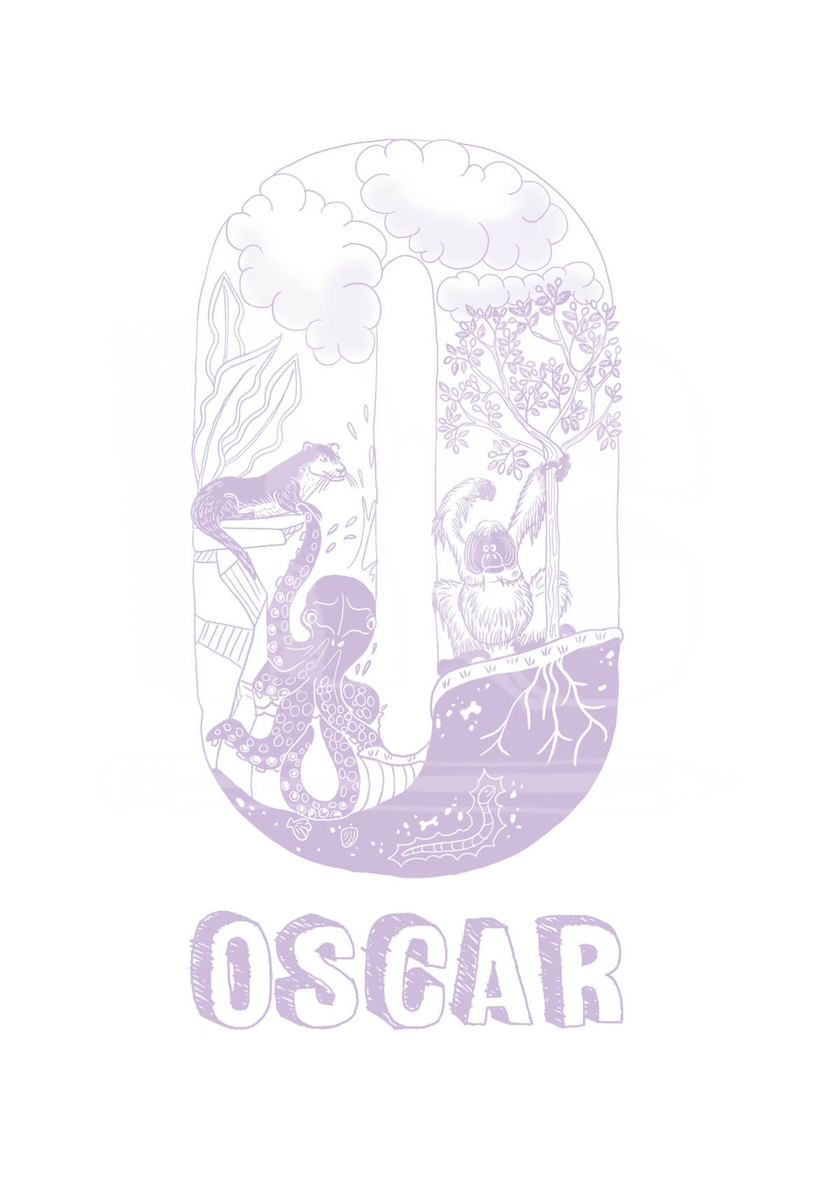 O - SINGLE LETTER & NAME