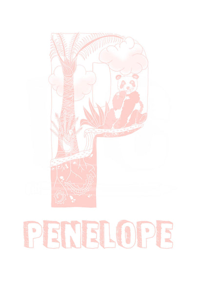 P - SINGLE LETTER & NAME