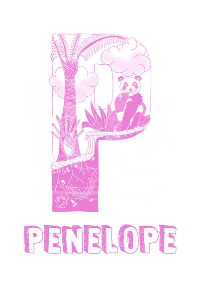 P - SINGLE LETTER & NAME