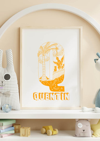 Q - SINGLE LETTER & NAME