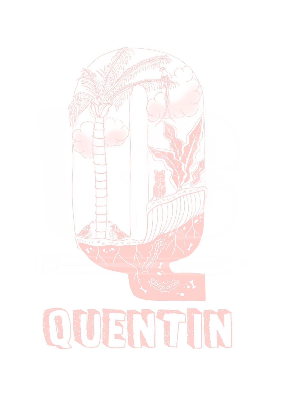 Q - SINGLE LETTER & NAME