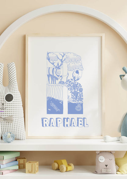 R - SINGLE LETTER & NAME