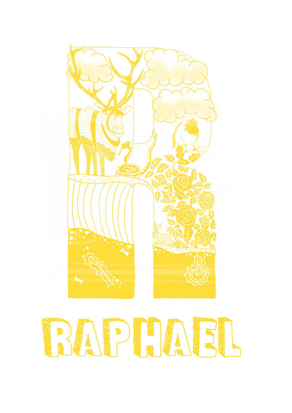 R - SINGLE LETTER & NAME