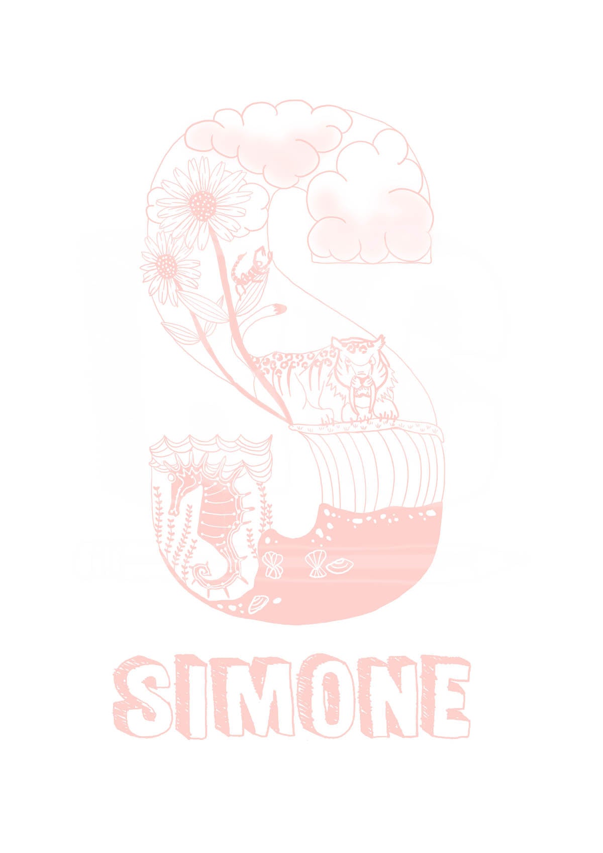 S - SINGLE LETTER & NAME