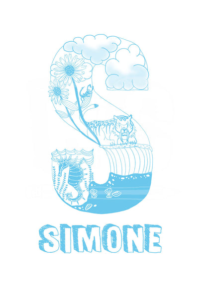 S - SINGLE LETTER & NAME