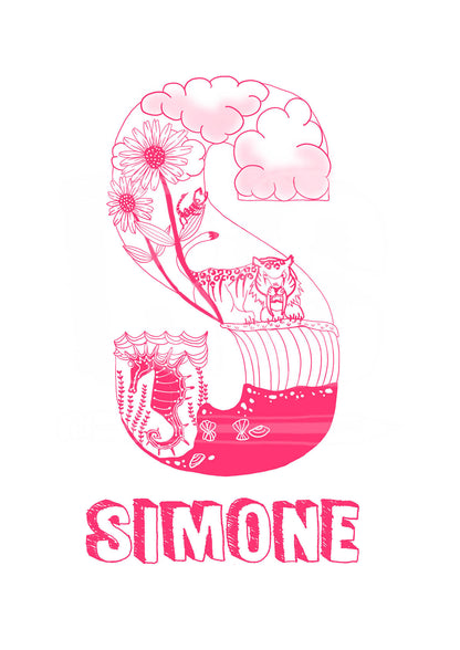 S - SINGLE LETTER & NAME