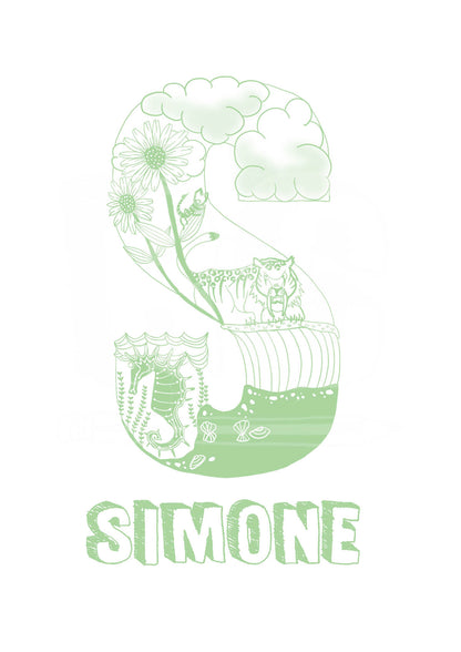 S - SINGLE LETTER & NAME