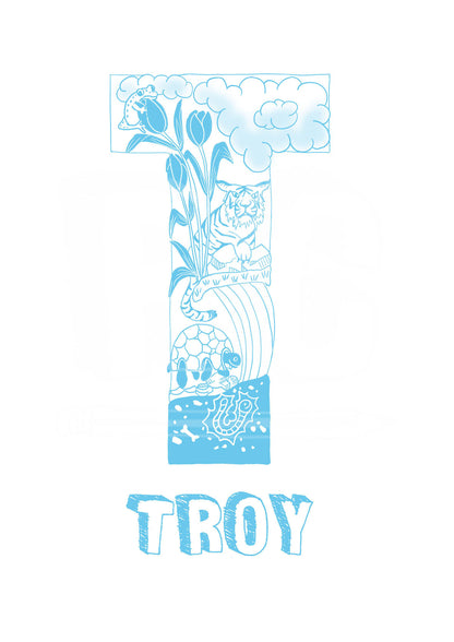 T - SINGLE LETTER & NAME