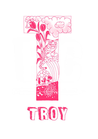 T - SINGLE LETTER & NAME