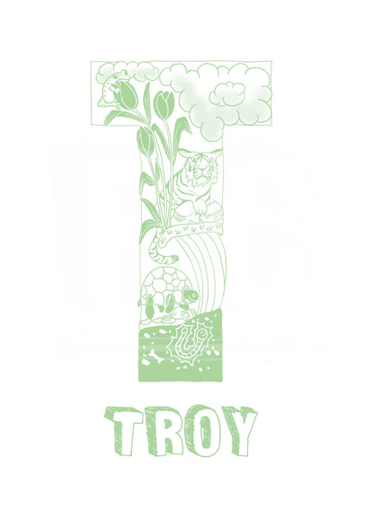 T - SINGLE LETTER & NAME