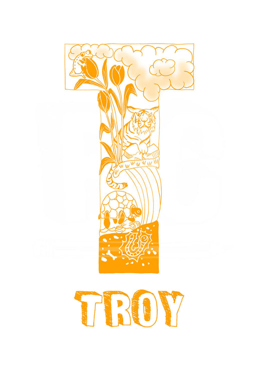 T - SINGLE LETTER & NAME