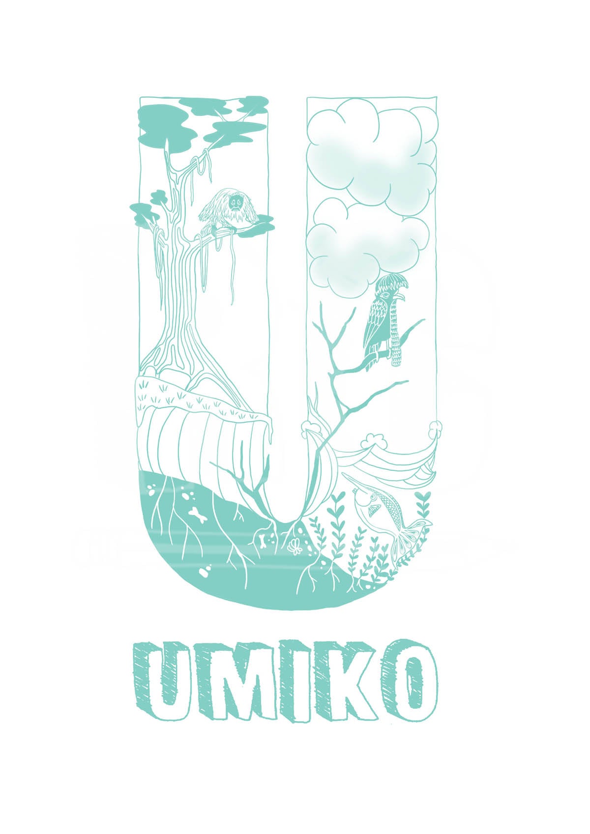 U - SINGLE LETTER & NAME