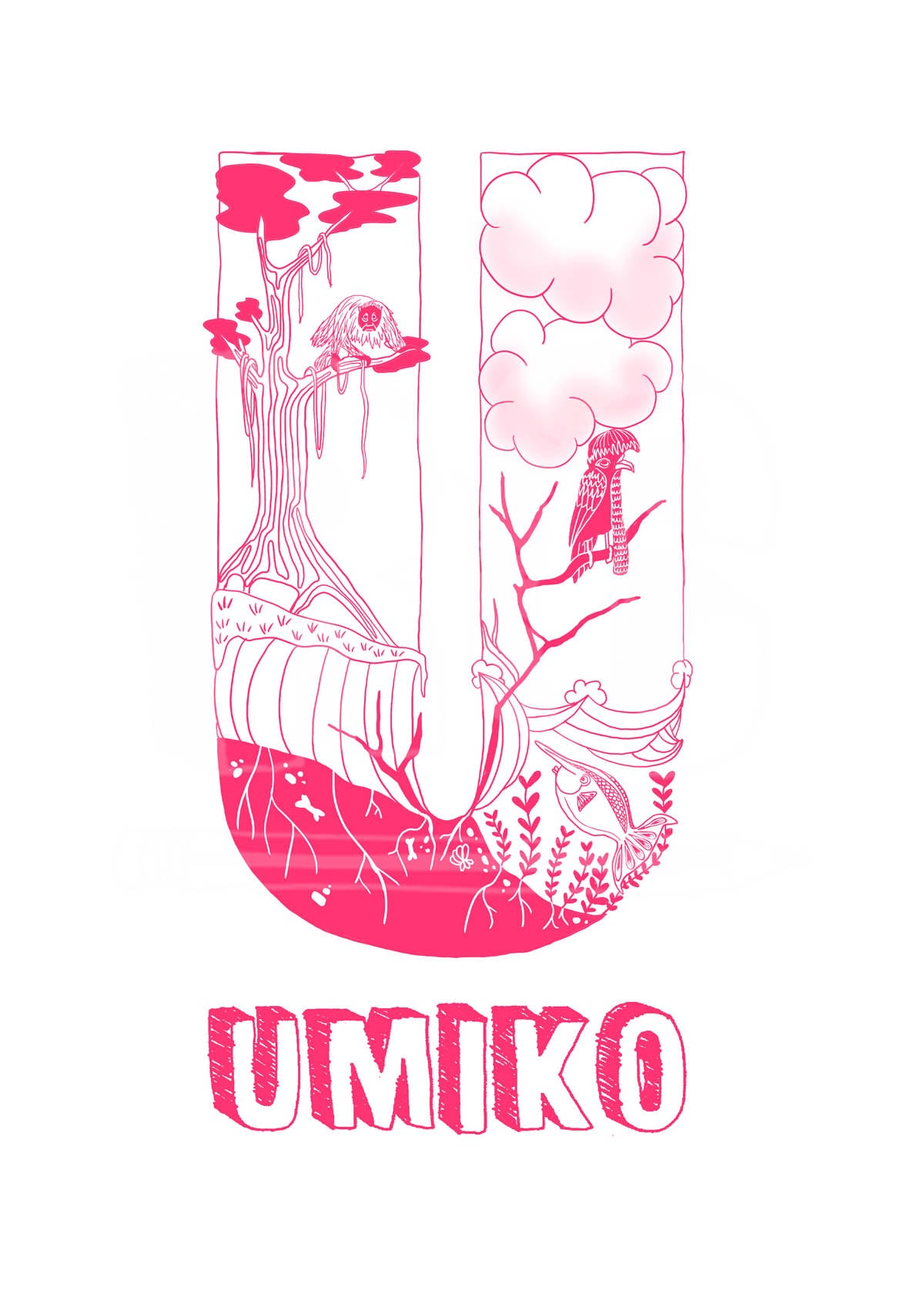 U - SINGLE LETTER & NAME