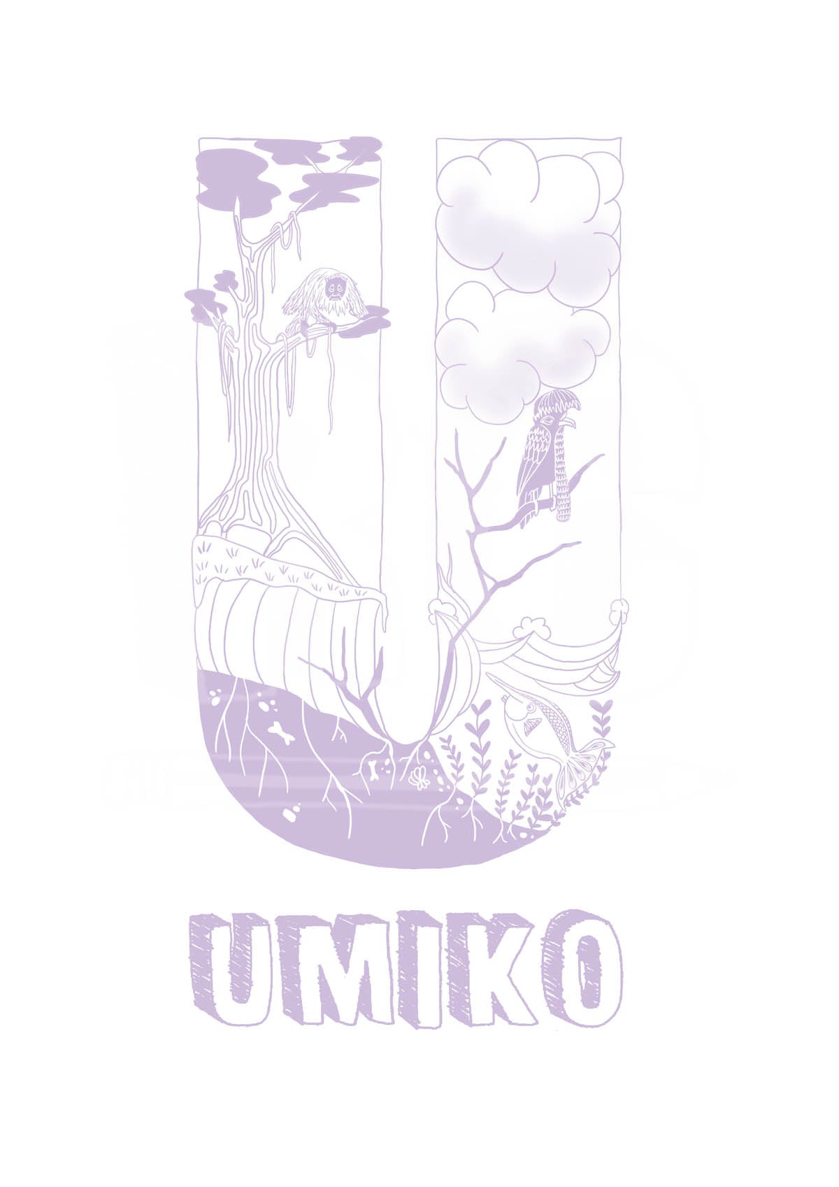 U - SINGLE LETTER & NAME