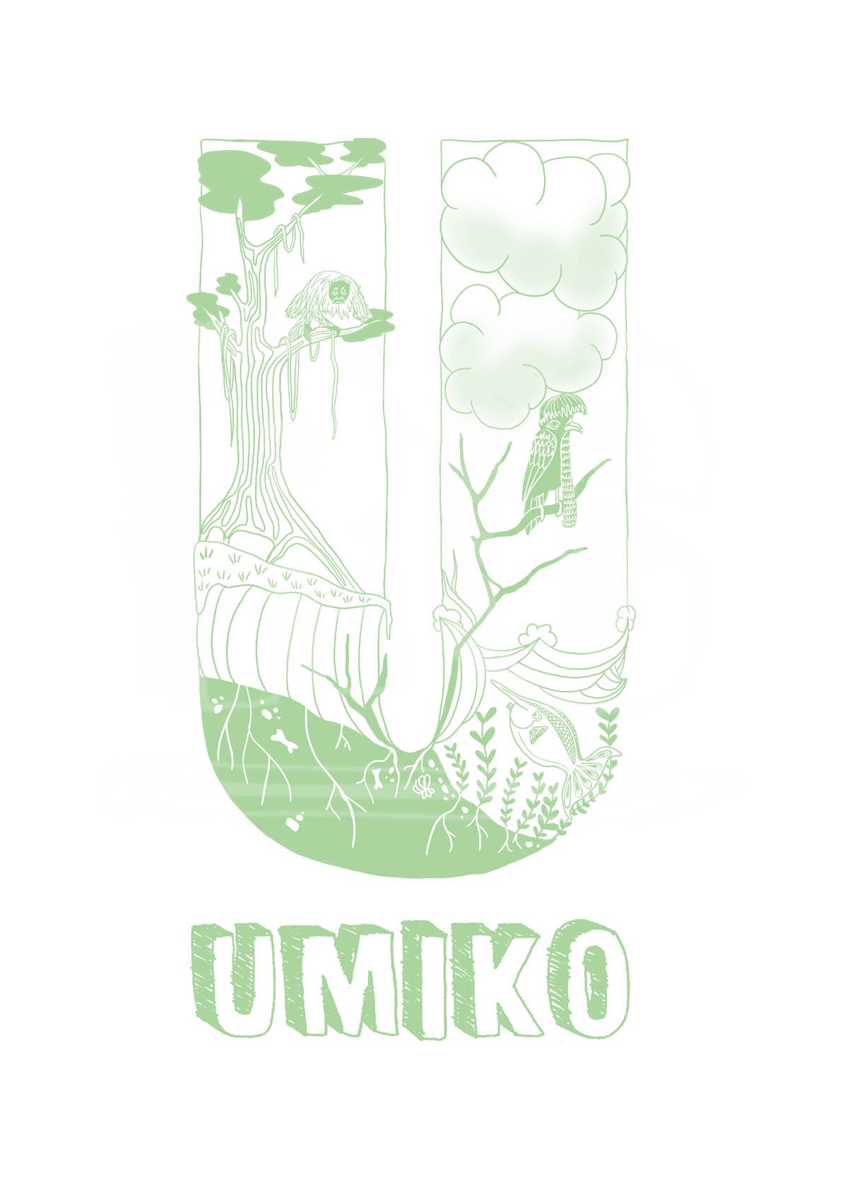 U - SINGLE LETTER & NAME