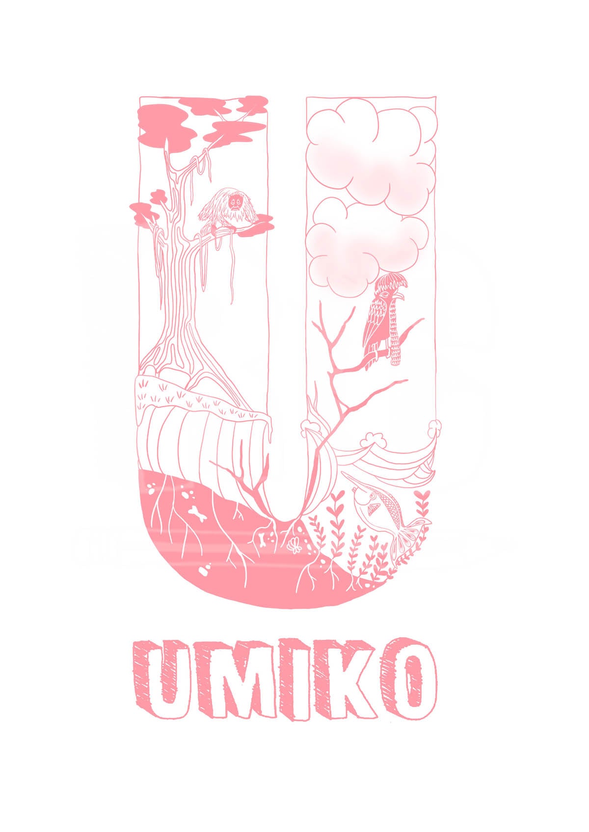 U - SINGLE LETTER & NAME