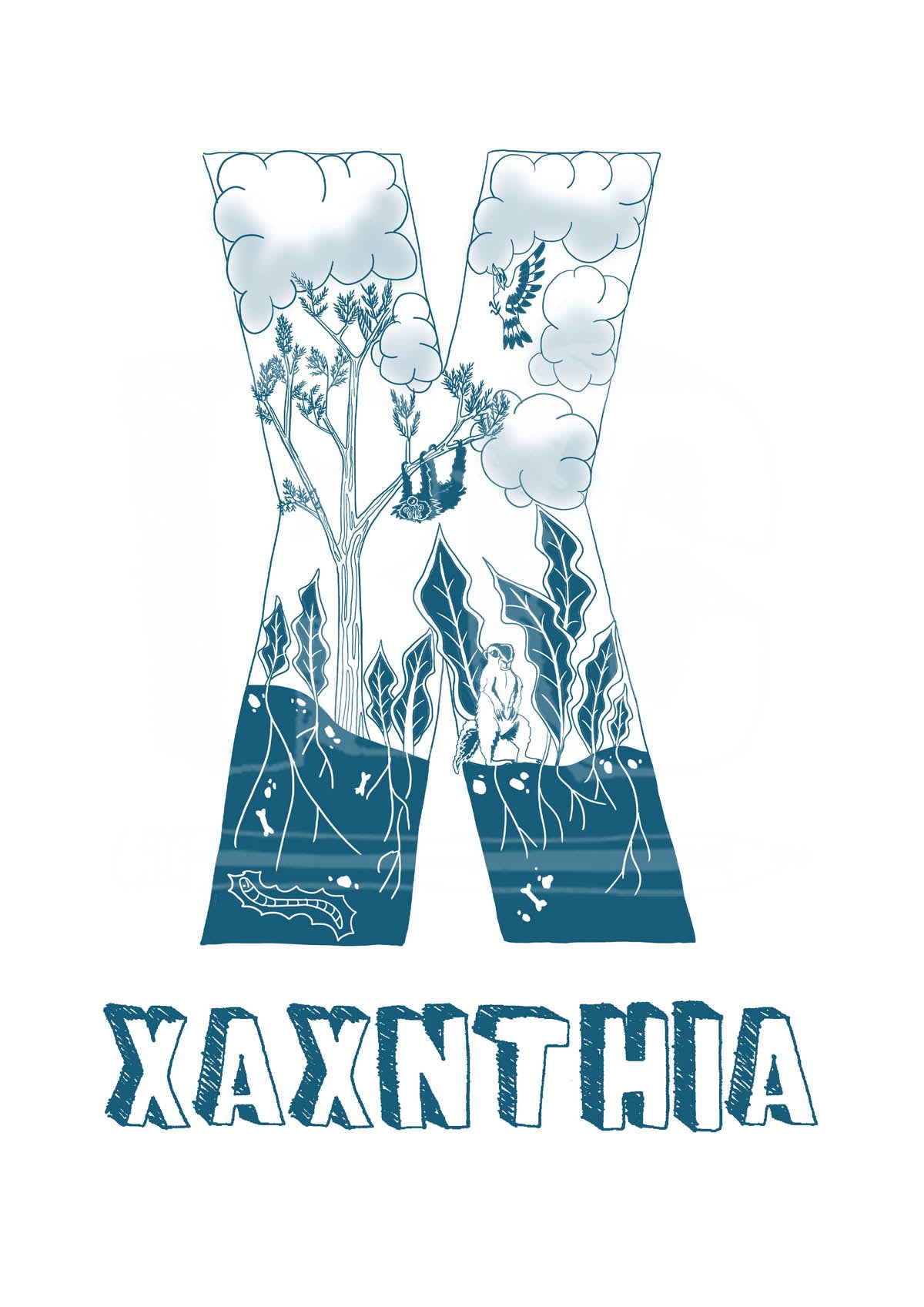 X - SINGLE LETTER & NAME